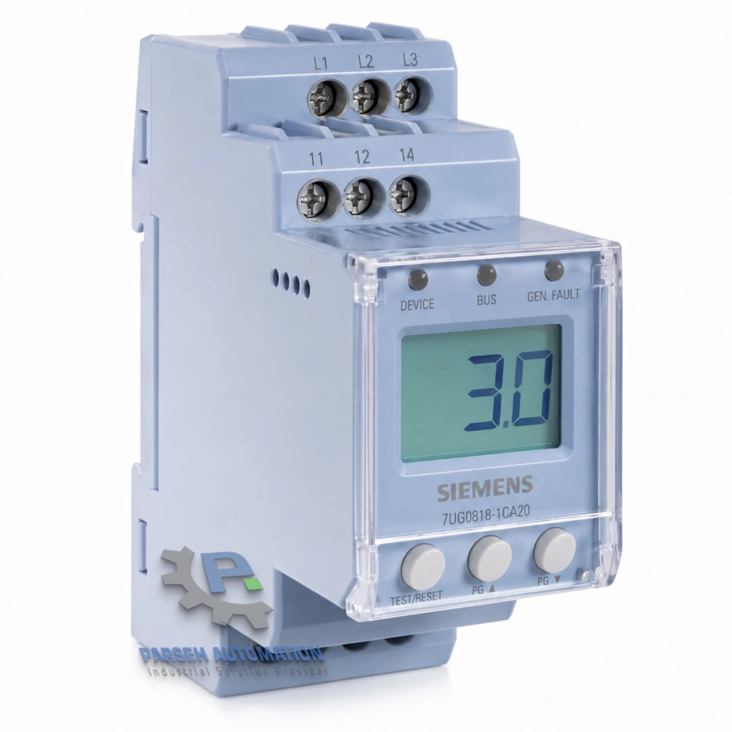 7ug0818 1ca20 1 کنترل فاز سه چراغ دارای LED زیمنس مدل 7UG0818-1CA20